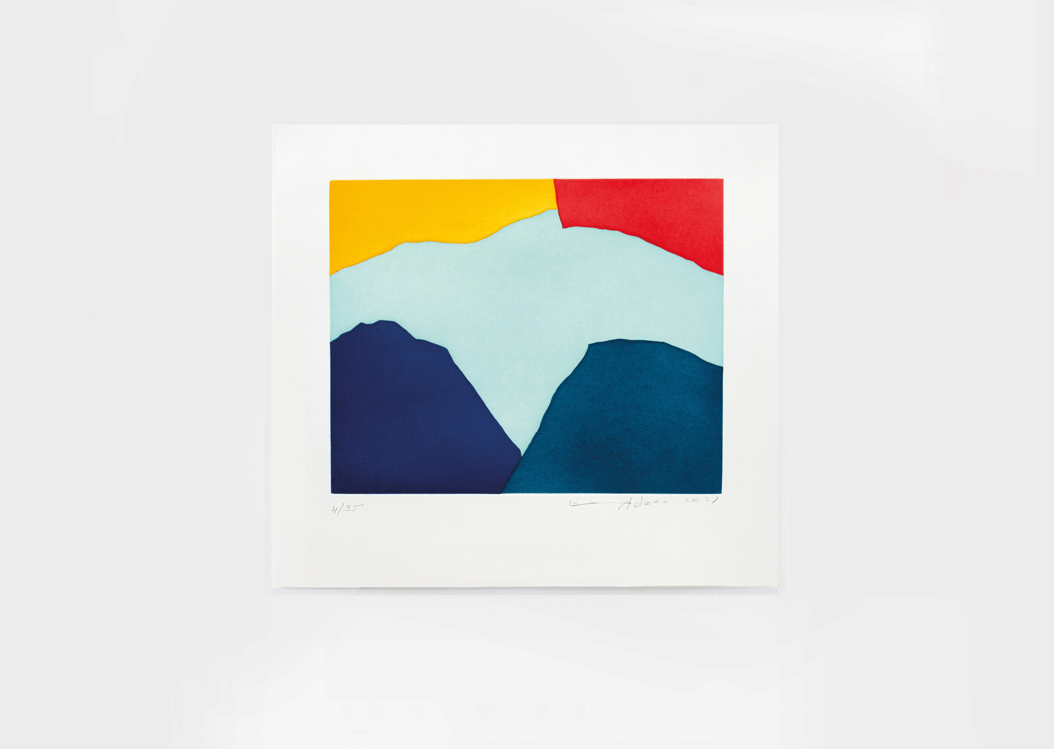 estampe Chemin Etel Adnan